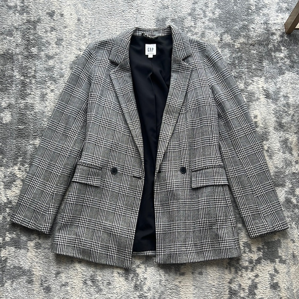 Houndstooth blazer